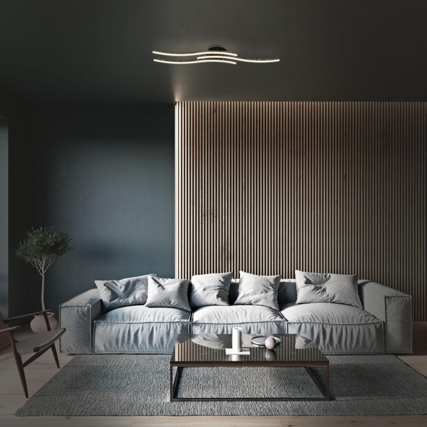 Brilo - LED Plafonjera LED/19W/230V 3000K crno