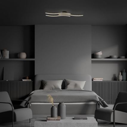 Brilo - LED Plafonjera LED/19W/230V 3000K crno
