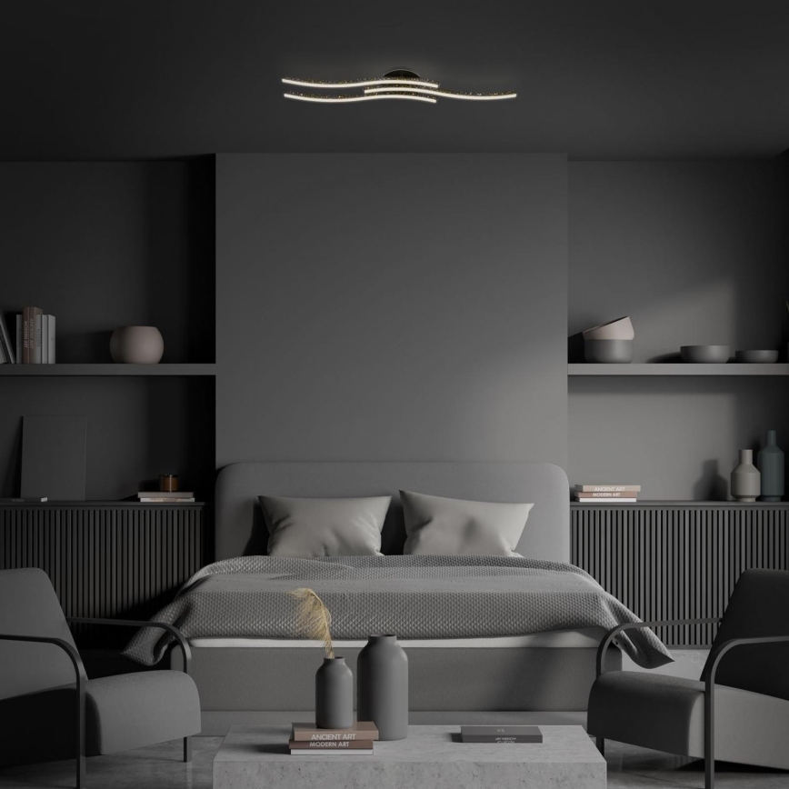 Brilo - LED Plafonjera LED/19W/230V 3000K crno
