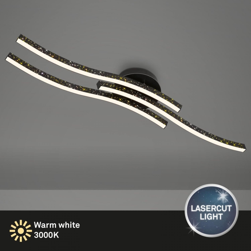 Brilo - LED Plafonjera LED/19W/230V 3000K crno