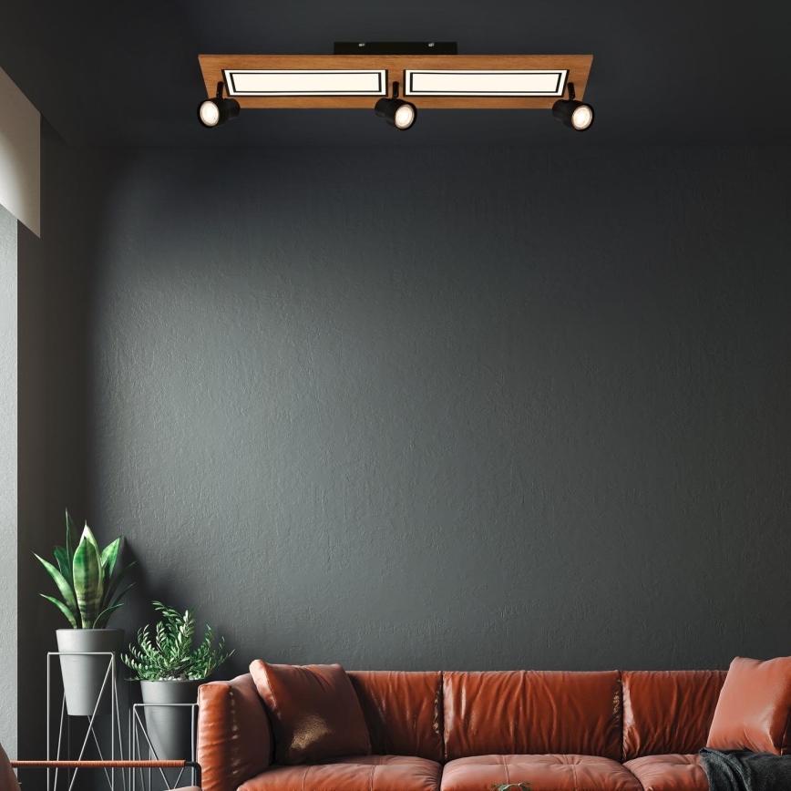 Brilo - LED Plafonjera LED/24W/230V + 3xGU10/9W 3000K