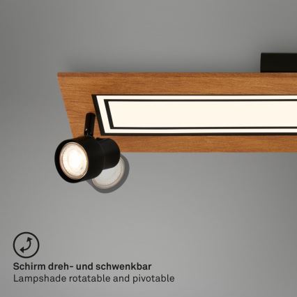 Brilo - LED Plafonjera LED/24W/230V + 3xGU10/9W 3000K