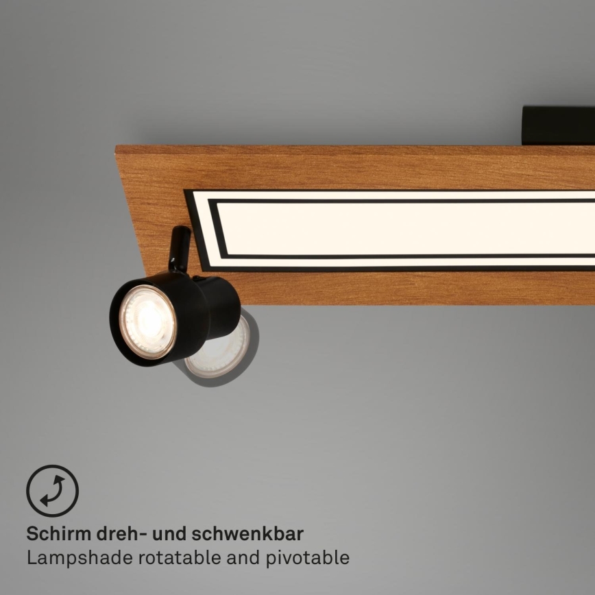 Brilo - LED Plafonjera LED/24W/230V + 3xGU10/9W 3000K
