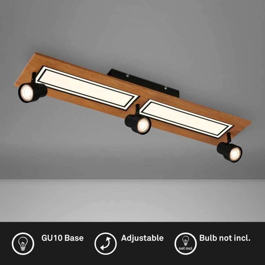 Brilo - LED Plafonjera LED/24W/230V + 3xGU10/9W 3000K