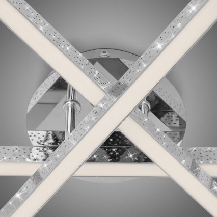 Brilo - LED plafonski luster REY 3xLED/5W/230V sjajni hrom