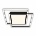 Brilo - LED plafonsko svetlo 2xLED/16W/230V + LED/19W 51,5x51,5 cm crno