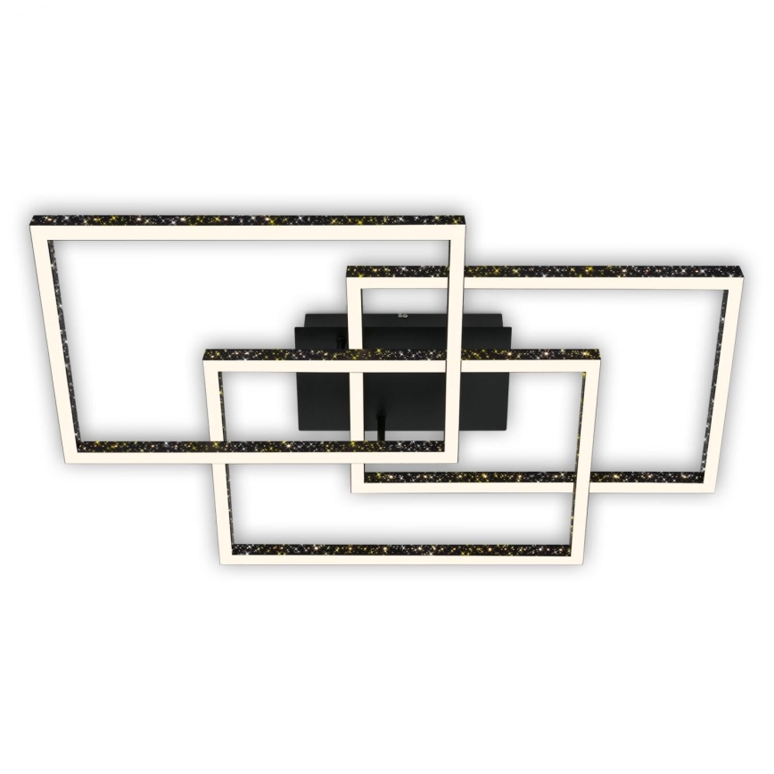 Brilo - LED Prigušiva plafonjera FRAME LED/57W/230V 3000K crno