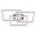 Brilo - LED Prigušiva plafonjera FRAME LED/57W/230V 3000K mat krom