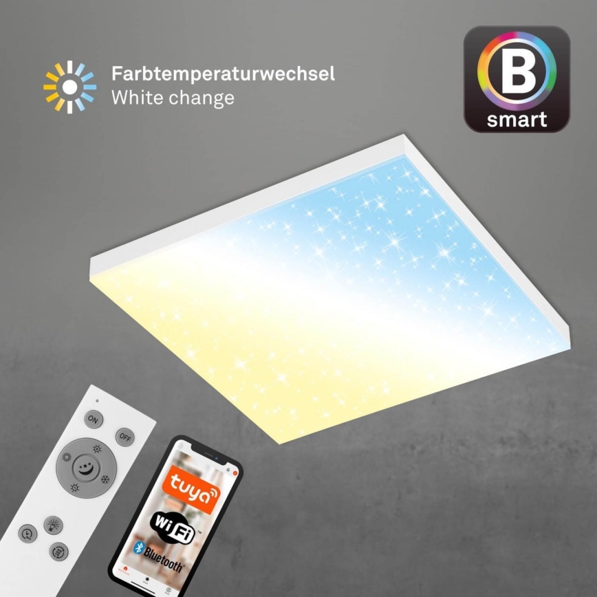 Brilo - LED Prigušiva plafonjera FRAMELESS LED/24W/230V 3000-6500K Wi-Fi Tuya + Daljinski upravljač