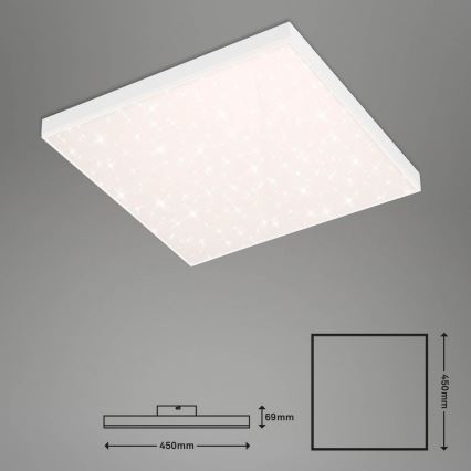 Brilo - LED Prigušiva plafonjera FRAMELESS LED/24W/230V 3000-6500K Wi-Fi Tuya + Daljinski upravljač