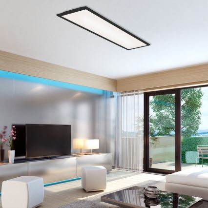 Brilo - LED Prigušiva plafonjera PIATTO LED/24W/230V 3000-6500K 100x25 cm + Daljinski upravljač