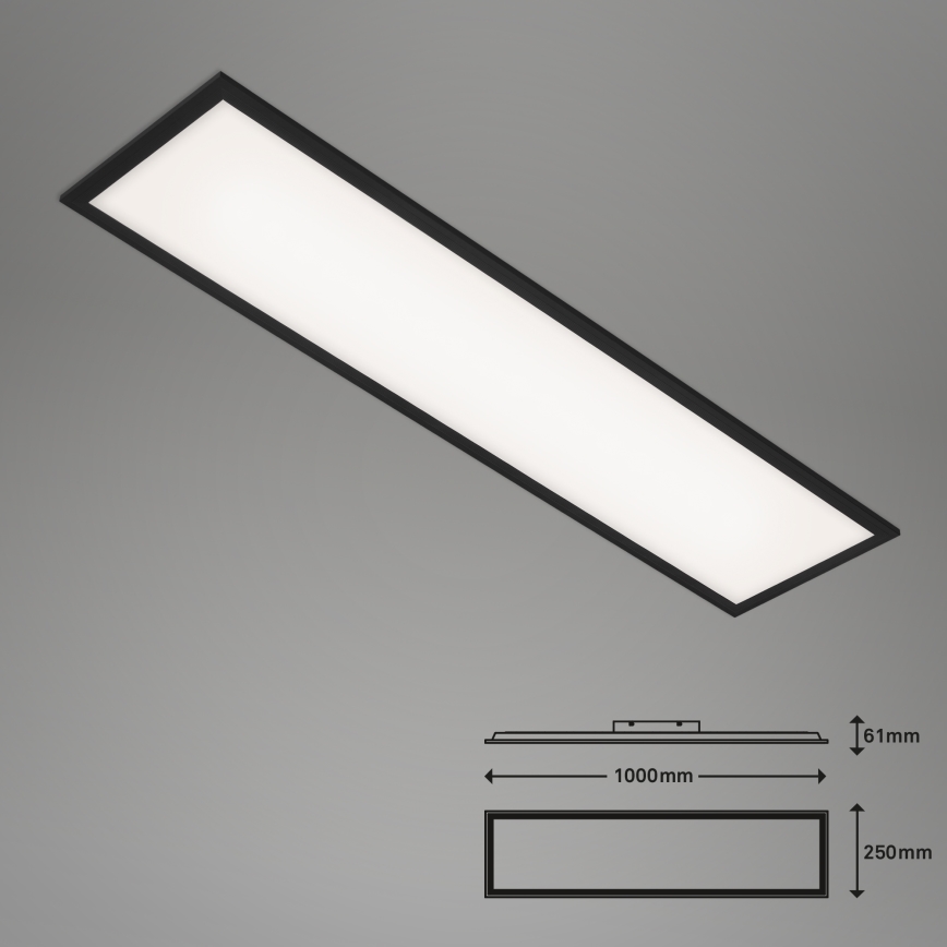Brilo - LED Prigušiva plafonjera PIATTO LED/24W/230V 3000-6500K 100x25 cm + Daljinski upravljač