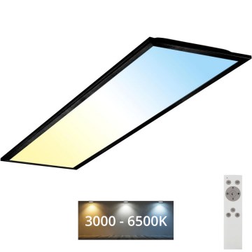 Brilo - LED Prigušiva plafonjera PIATTO LED/24W/230V 3000-6500K 100x25 cm + Daljinski upravljač