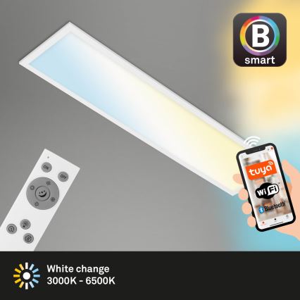 Brilo - LED Prigušiva plafonjera PIATTO LED/28W/230V 3000-6500K Wi-Fi Tuya + Daljinski upravljač