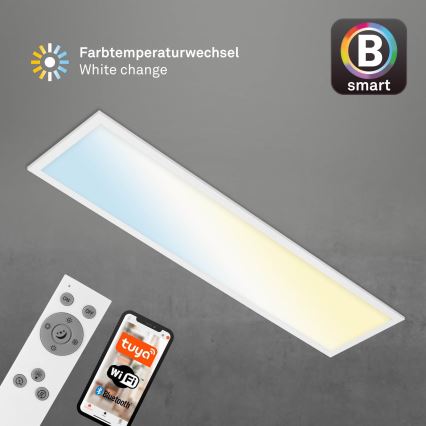 Brilo - LED Prigušiva plafonjera PIATTO LED/28W/230V 3000-6500K Wi-Fi Tuya + Daljinski upravljač