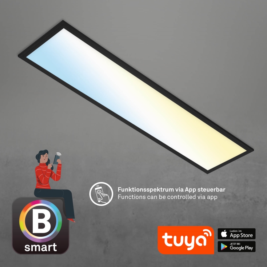 Brilo - LED Prigušiva plafonjera PIATTO LED/28W/230V 3000-6500K Wi-Fi Tuya + Daljinski upravljač