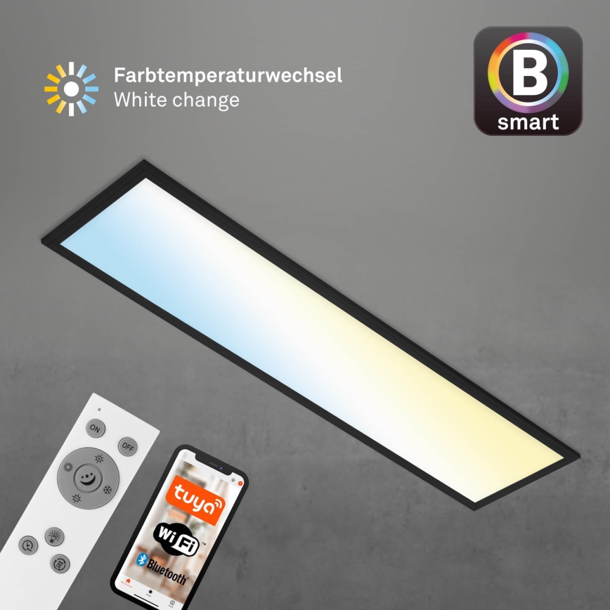 Brilo - LED Prigušiva plafonjera PIATTO LED/28W/230V 3000-6500K Wi-Fi Tuya + Daljinski upravljač