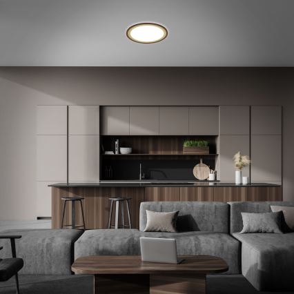 Brilo - LED Prigušiva plafonjera SLIM LED/22W/230V 2700-6500K + Daljinski upravljač