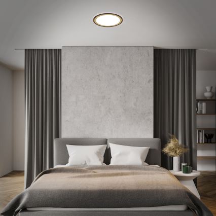 Brilo - LED Prigušiva plafonjera SLIM LED/22W/230V 2700-6500K + Daljinski upravljač