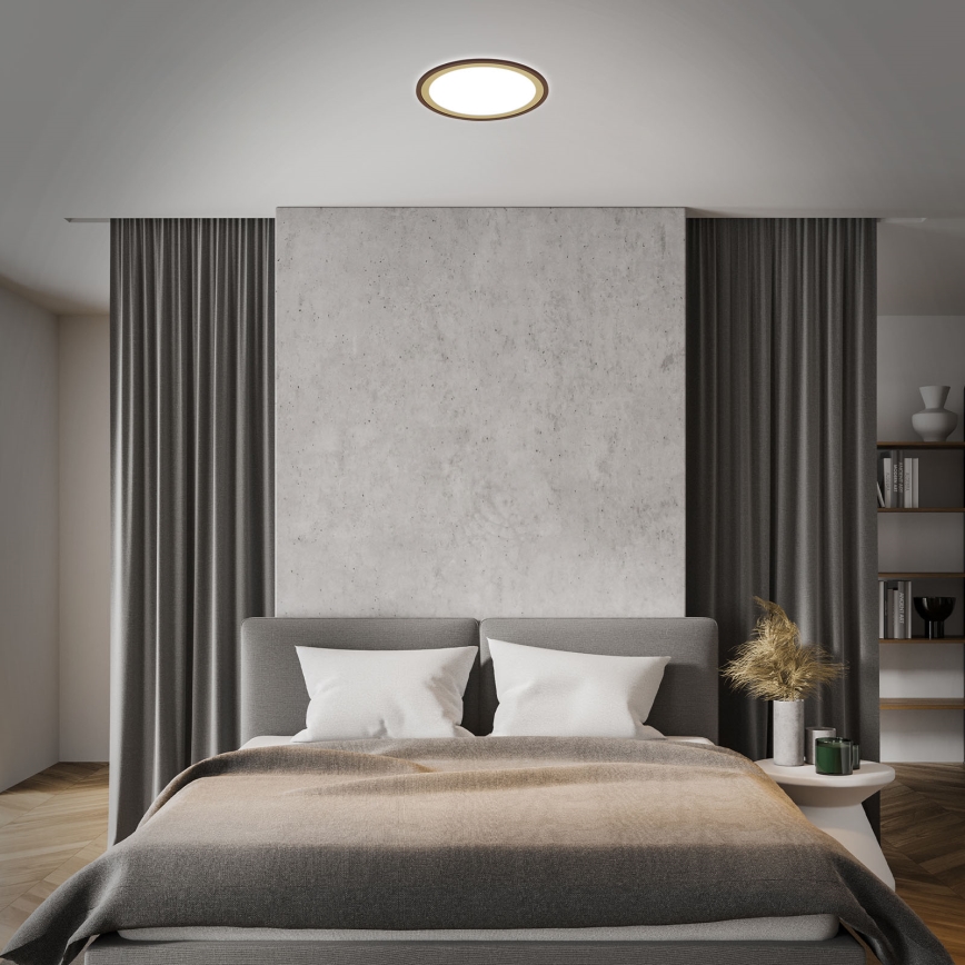 Brilo - LED Prigušiva plafonjera SLIM LED/22W/230V 2700-6500K + Daljinski upravljač