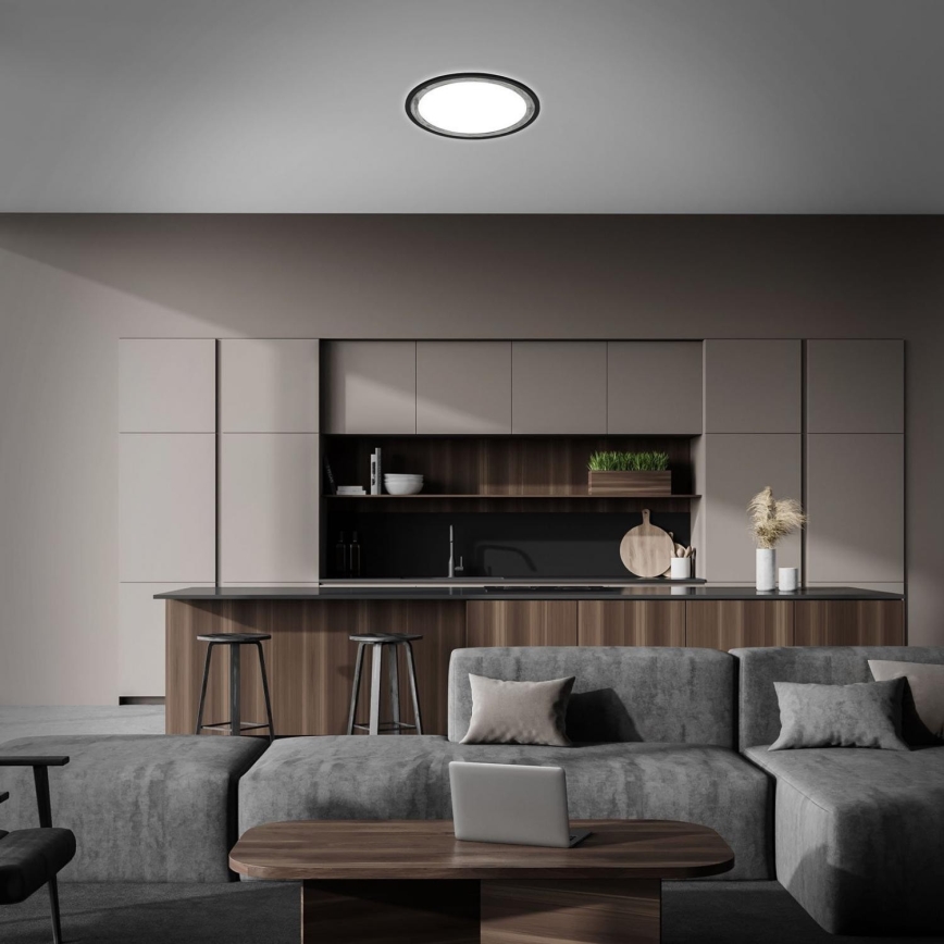 Brilo - LED Prigušiva plafonjera SLIM LED/22W/230V 2700-6500K + Daljinski upravljač