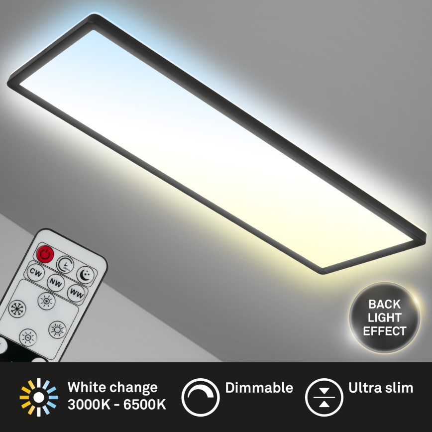 Brilo - LED Prigušiva plafonjera SLIM LED/23W/230V 2700-6500K + Daljinski upravljač