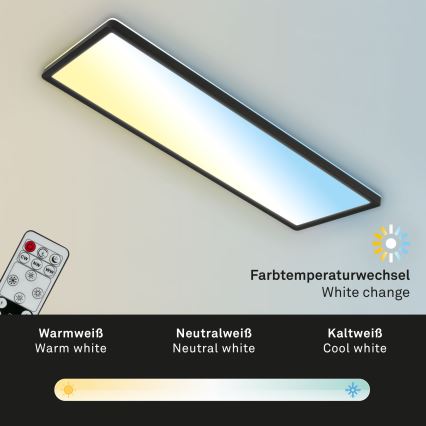 Brilo - LED Prigušiva plafonjera SLIM LED/23W/230V 2700-6500K + Daljinski upravljač