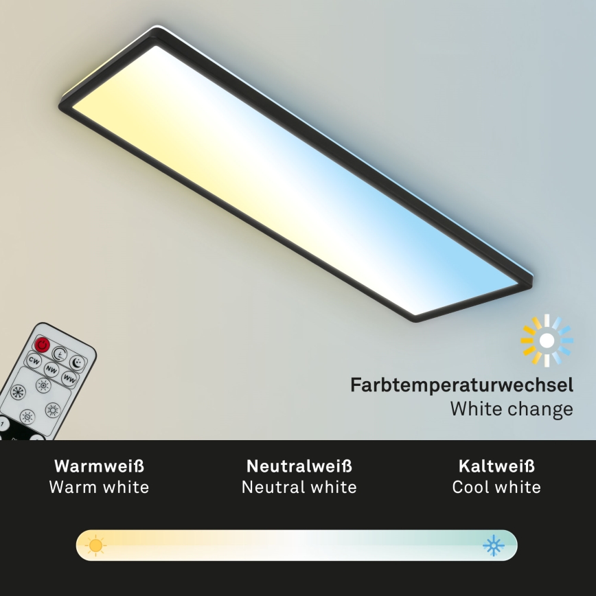 Brilo - LED Prigušiva plafonjera SLIM LED/23W/230V 2700-6500K + Daljinski upravljač