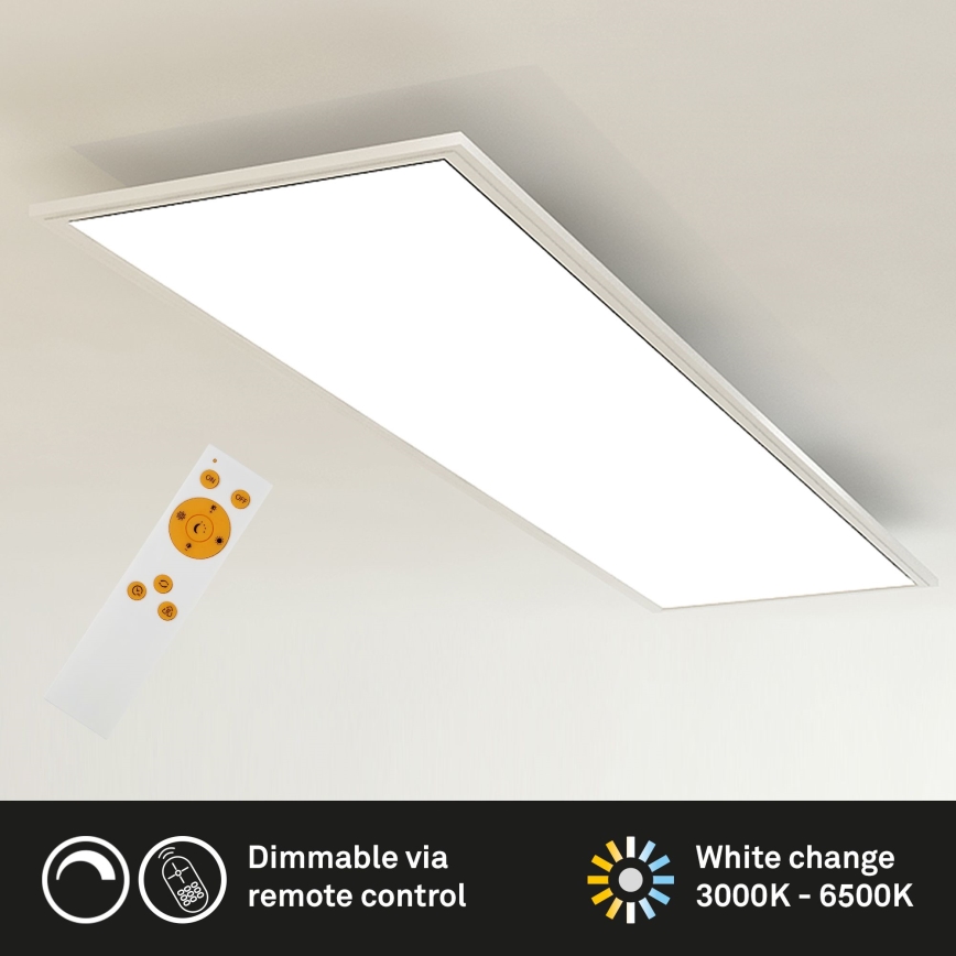 Brilo - LED Prigušiva plafonjera SLIM LED/24W/230V 3000-6500K 100x25 cm + Daljinski upravljač