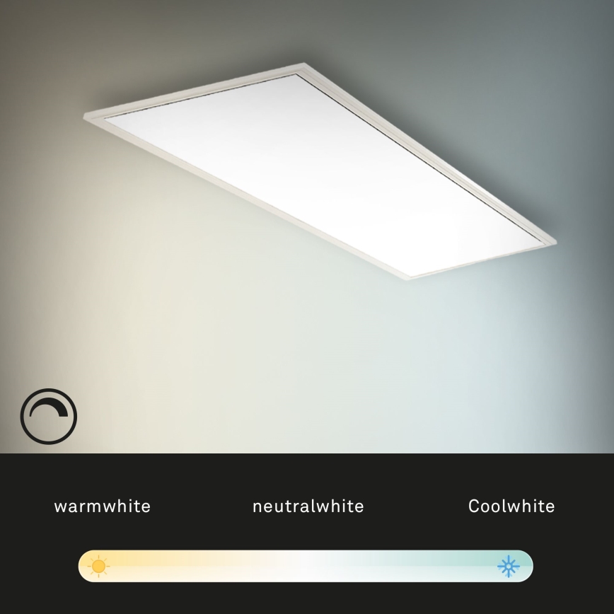 Brilo - LED Prigušiva plafonjera SLIM LED/24W/230V 3000-6500K 100x25 cm + Daljinski upravljač