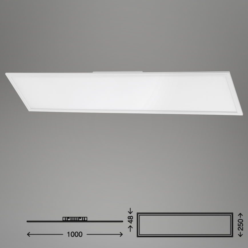 Brilo - LED Prigušiva plafonjera SLIM LED/24W/230V 3000-6500K 100x25 cm + Daljinski upravljač