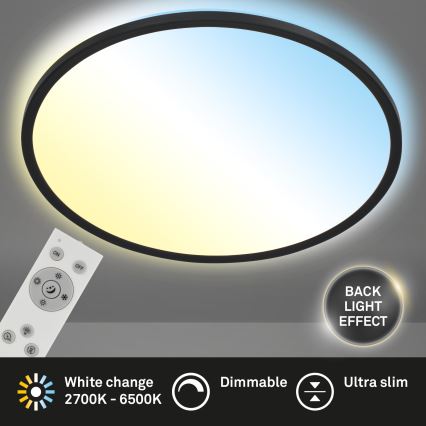 Brilo - LED Prigušiva plafonjera SLIM LED/31W/230V 2700-6500K + Daljinski upravljač
