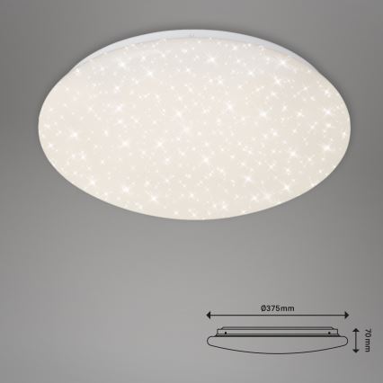 Brilo - LED Prigušiva plafonjera STARRY SKY LED/22W/230V 3000-6000K + Daljinski upravljač