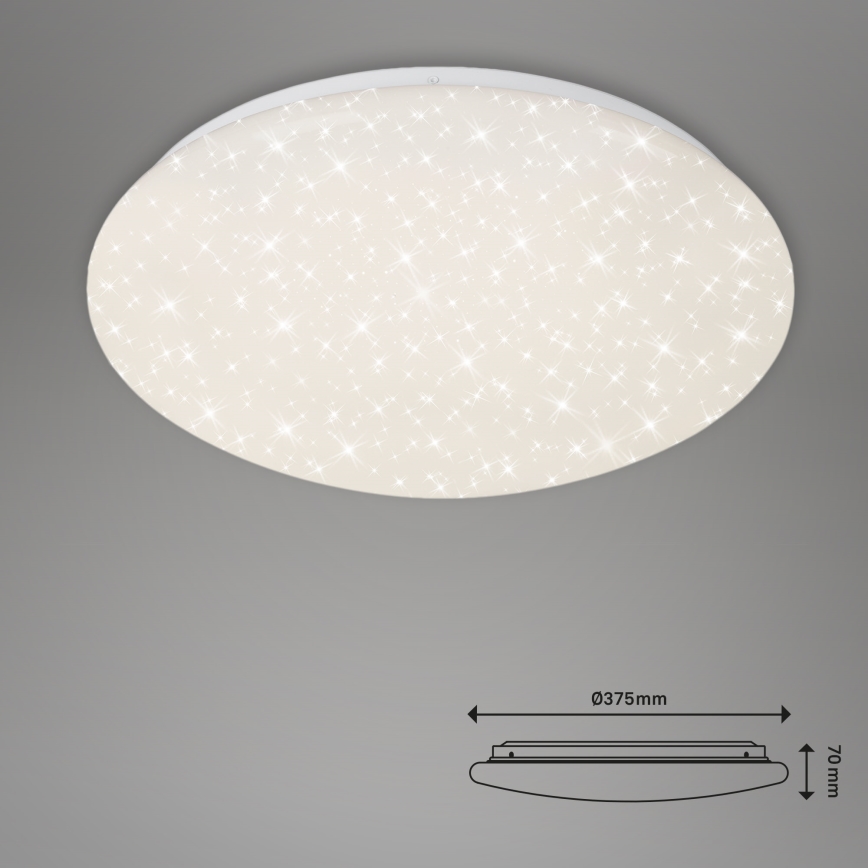 Brilo - LED Prigušiva plafonjera STARRY SKY LED/22W/230V 3000-6000K + Daljinski upravljač