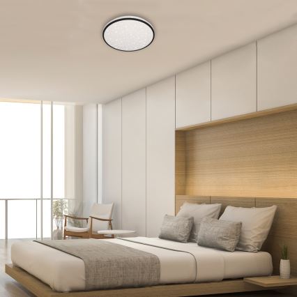 Brilo - LED Prigušiva plafonjera STARRY SKY LED/24W/230V 3000-6000K + Daljinski upravljač