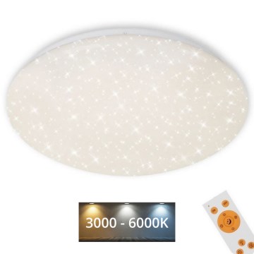 Brilo - LED Prigušiva plafonjera STARRY SKY LED/40W/230V 3000-6000K + Daljinski upravljač