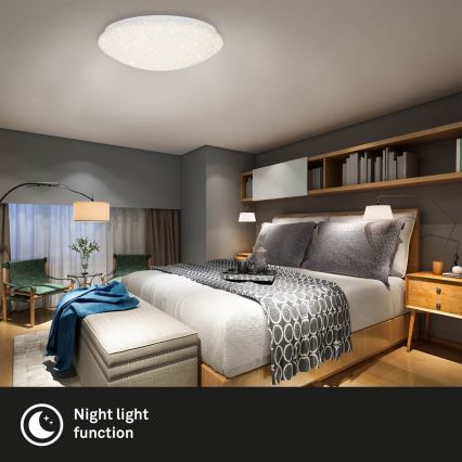 Brilo - LED Prigušiva plafonjera STARRY SKY LED/40W/230V 3000-6000K + Daljinski upravljač