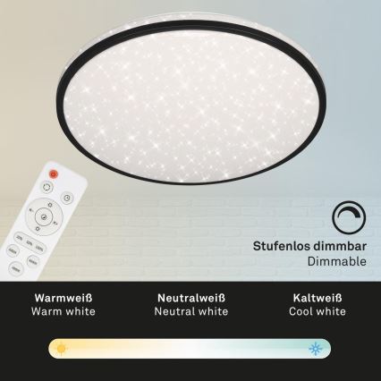 Brilo - LED Prigušiva plafonjera STARRY SKY LED/48W/230V 3000-6000K + Daljinski upravljač