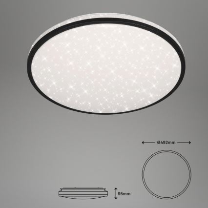 Brilo - LED Prigušiva plafonjera STARRY SKY LED/48W/230V 3000-6000K + Daljinski upravljač
