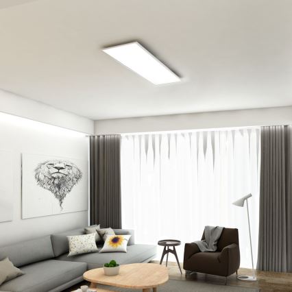 Brilo - LED prigušiva stropna svetiljka SLIM LED/24W/230V 3000-6500K 100x25 cm + daljinski upravljač