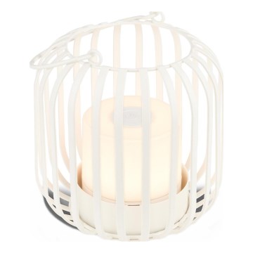 Brilo - LED Prigušiva punjiva vanjska stona lampa LED/2W/5V IP44 bela