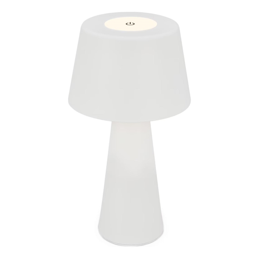 Brilo - LED Prigušiva punjiva vanjska stona lampa LED/3,5W/5V IP44 bela