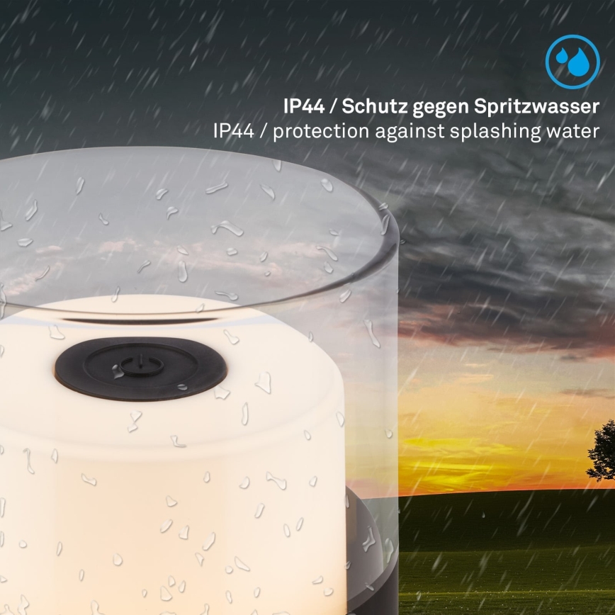 Brilo - LED prigušiva spoljna punjiva stona lampa LILET LED/2W/5V IP44