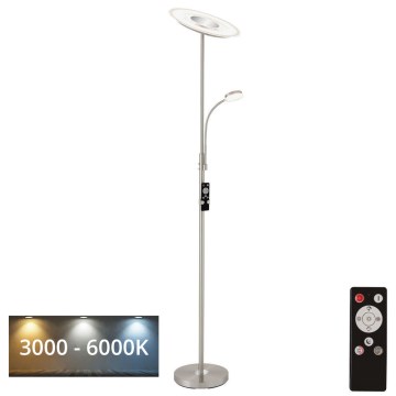 Brilo - LED prigušiva stojeća lampa LED/29,5W/230V + LED/3,5W 3000-6000K + daljinsko upravljanje