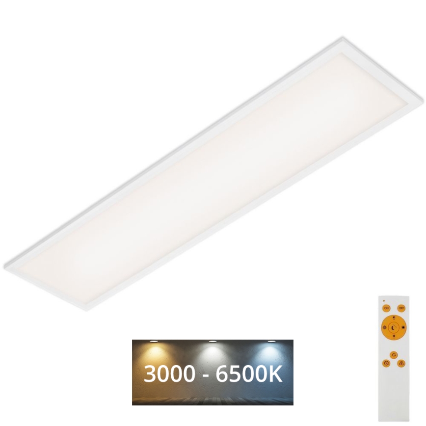 Brilo - LED prigušiva stropna svetiljka SLIM LED/24W/230V 3000-6500K 100x25 cm + daljinski upravljač