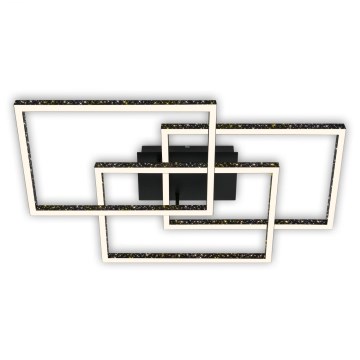 Brilo - LED prigušiva stropno svetlo FRAME LED/57W/230V 3000K crno