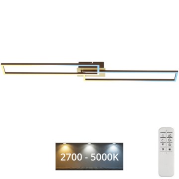 Brilo - LED Prigušivi nadgradni luster FRAME 2xLED/20W/230V 2700-5000K + Daljinski upravljač