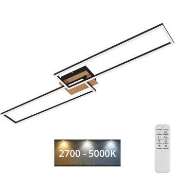 Brilo - LED Prigušivi nadgradni luster FRAME 2xLED/20W/230V 2700-5000K + Daljinski upravljač