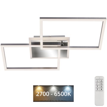 Brilo - LED Prigušivi nadgradni luster FRAME 2xLED/20W/230V 2700-6500K + Daljinski upravljač