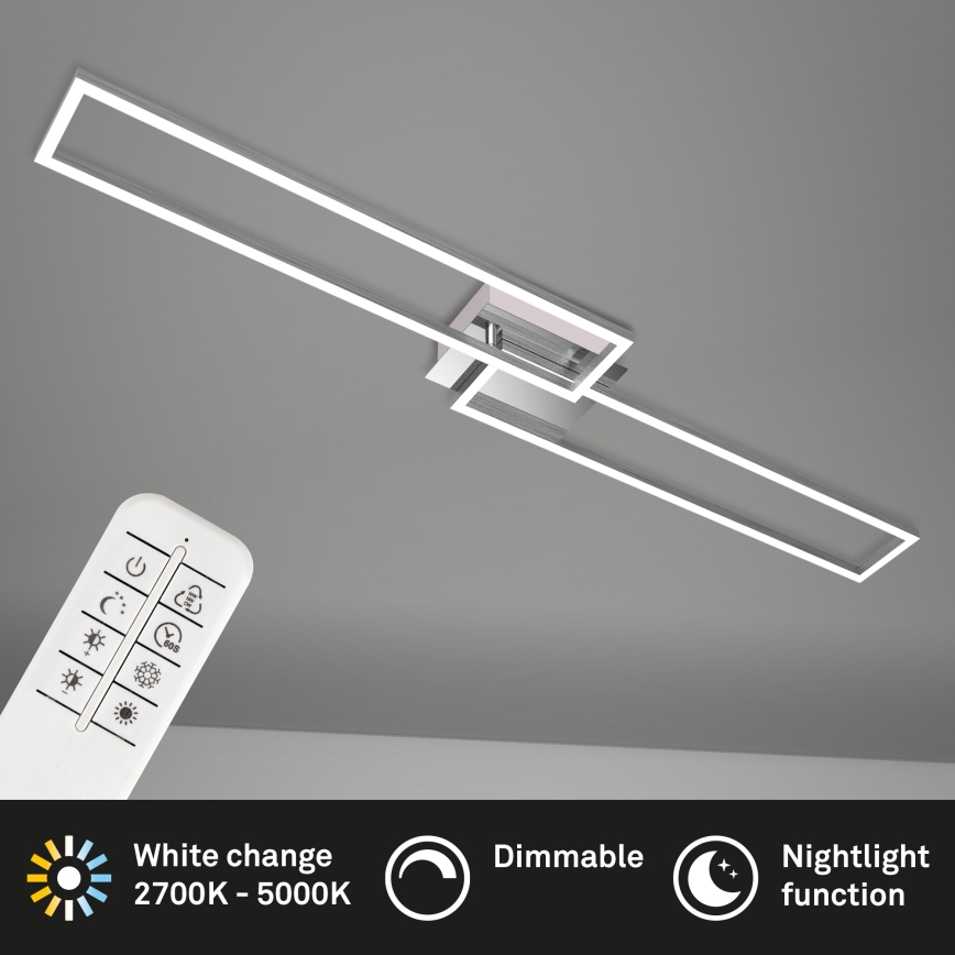 Brilo - LED Prigušivi nadgradni luster FRAME 2xLED/20W/230V 2700-5000K + Daljinski upravljač